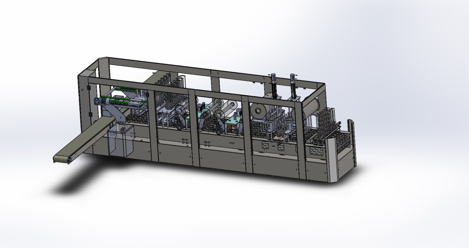 Automatic Linear Cup Filling Sealing Line